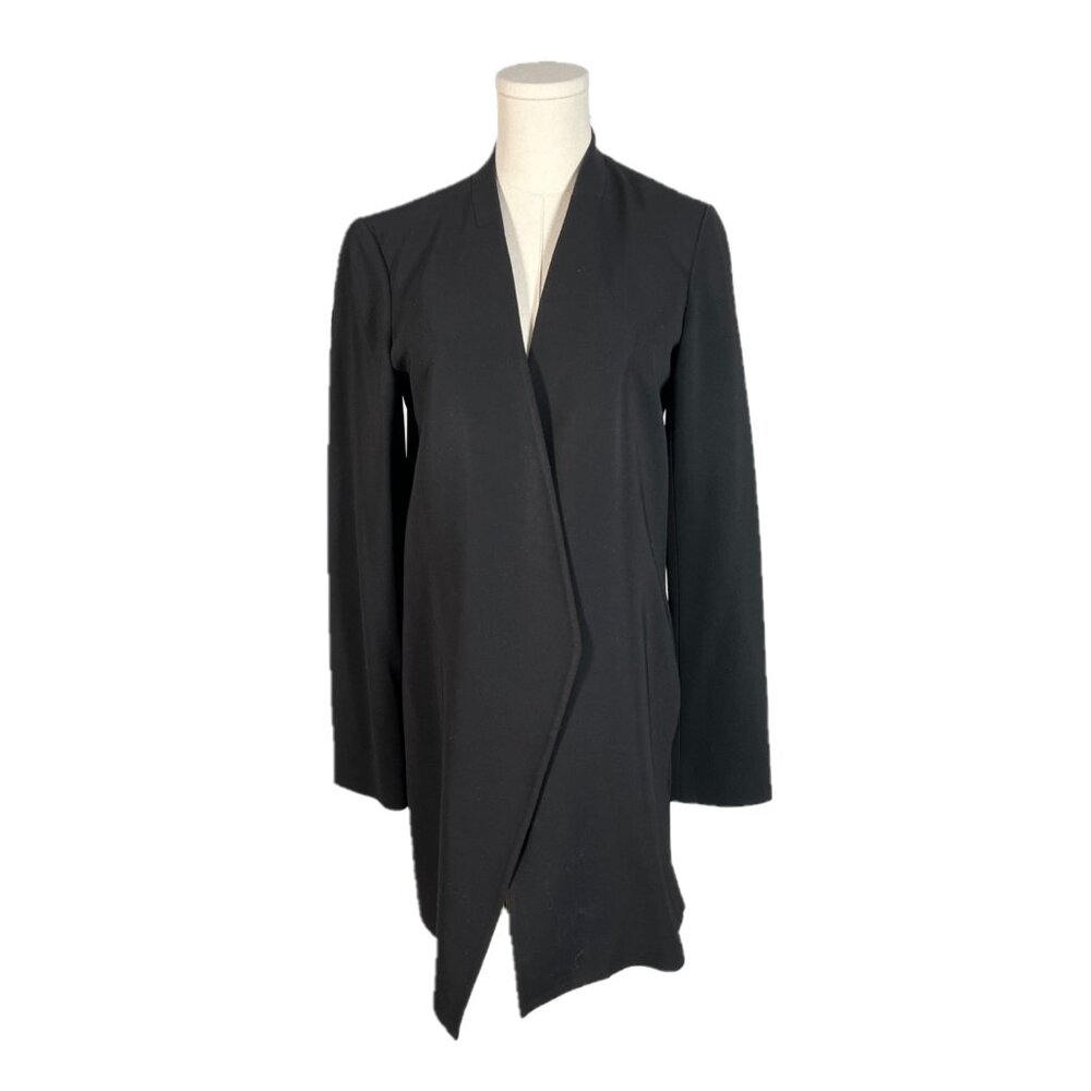 Theory Long Line Open Wrap Blazer Size 4 - image 1